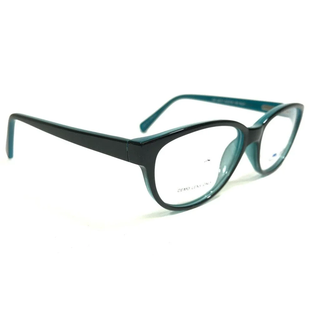 Lantis Optical Eyeglasses Frames CS L6017 Black Blue Square Full Rim 52-16-135